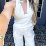 Amalfi Afternoon Linen Tweed Pants