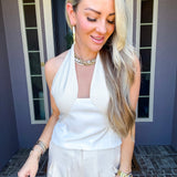 Amalfi Afternoon Halter Top