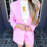 Office Crush Pink Blazer