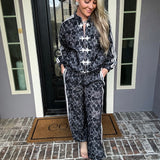 Glam League Lace Joggers