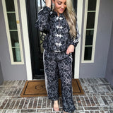 Glam League Lace Joggers