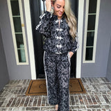 Glam League Lace Joggers