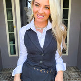 Astoria Nights Halter Vest