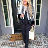 Luxe Obsession Bambi Print Fur Coat