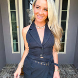 Astoria Nights Halter Vest