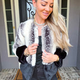 Luxe Obsession Bambi Print Fur Coat
