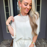 Vanilla Sky Knit Top