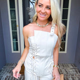 Monaco Days One Shoulder Top
