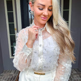 Gracefully Yours Sheer Blouse