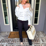 Collar Couture Off Shoulder Top
