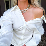 Collar Couture Off Shoulder Top