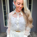Gracefully Yours Sheer Blouse