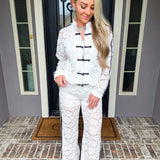 Country Club Lace Track Pants