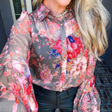 Belmont Exaggerated Sleeve Blouse