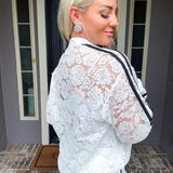 Country Club Lace Track Jacket
