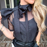 Cosmopolitan Bow Blouse