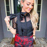 Cosmopolitan Bow Blouse