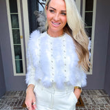 Monte Carlo Jeweled Sweater