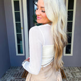 Ivory Grace Mesh Bodysuit