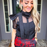 Cosmopolitan Bow Blouse