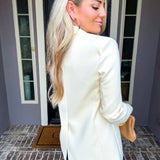 The Ritz Padlock Blazer - Cream