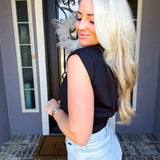 Simple Moments V-Neck Top