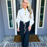 Golden Corset Blouse