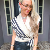On The Prowl Zebra Top
