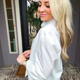 Crystal Eve Emerald Stone Blouse