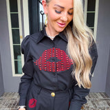 Sealed With A Kiss Lips Blouse