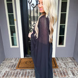 Chiffon Dream Sheer Cape Top