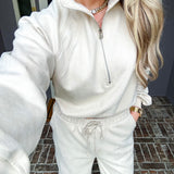 Refined Retreat Wide Leg Jogger Suede Pants