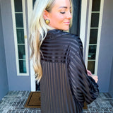 Windsor Striped Satin Blouse