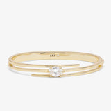 She's On Point Lasso Cuff - Gold