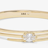 She's On Point Lasso Cuff - Gold