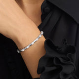 She's On Point Station Cuff - Silver