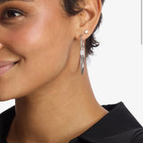 She's On Point Lasso Hoops 2" - Silver