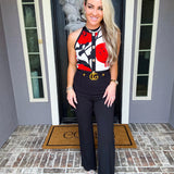Bellami Red Rose Top