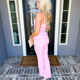Summer Dream Pink Strapless Top