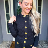 Couture In Paris Rose Top - Black