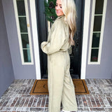 Everyday Glam Lounge Suede Jogger Pants