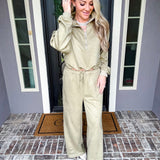 Everyday Glam Lounge Suede Jogger Pants