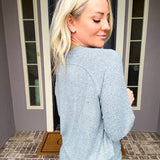 Dream Girl Soft Lounge Top - Charcoal
