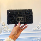 Valencia Royale Jeweled Purse - Black