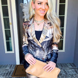 Sahara Chic Silk Blazer