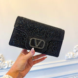 Valencia Royale Jeweled Purse - Black