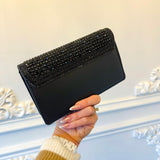 Valencia Royale Jeweled Purse - Black