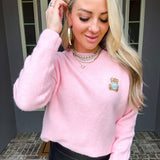 Pink Teddy Bear Sweater