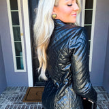 Vanderbilt Quilted Leather Blazer