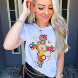 Monarch Gold Cross Tee